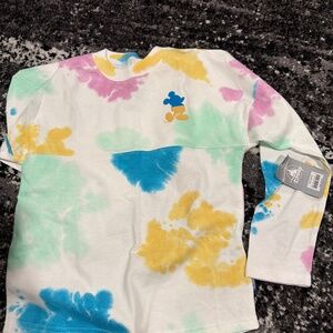 Mickey Mouse girls brand New Jersey tie dye size 7/8